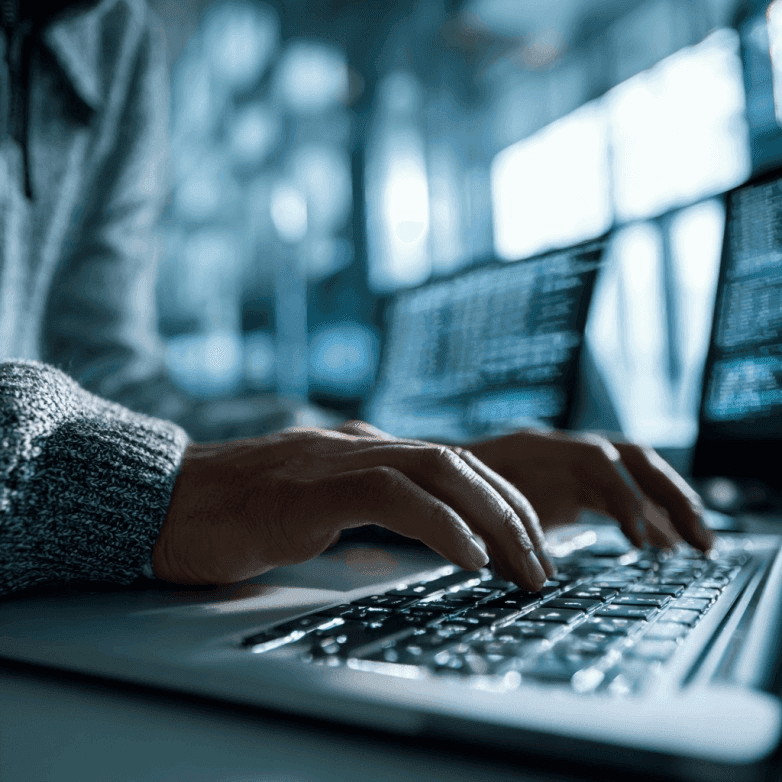 Supervisor reviewing incident reporting and shift records